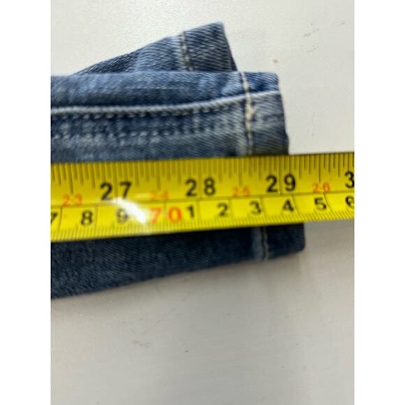 Democracy Jeans Women's 12 Blue "Ab" Technology Skinny Fit Raw Hem Stretch Denim - Picture 8 of 8